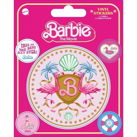 Pack 5 autocolantes Barbie Este é o melhor dia de sempre