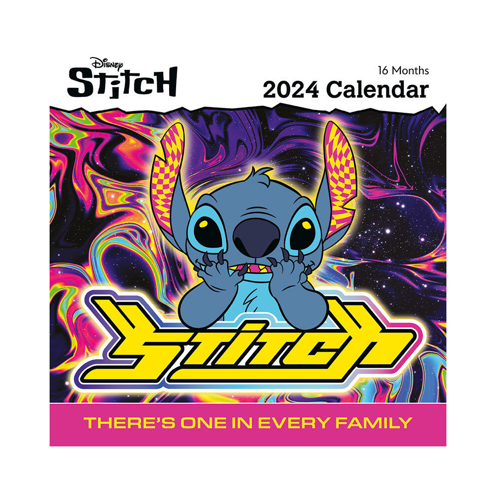 Calendario de pared 2024 Lilo & Stitch 30 x 30 cm