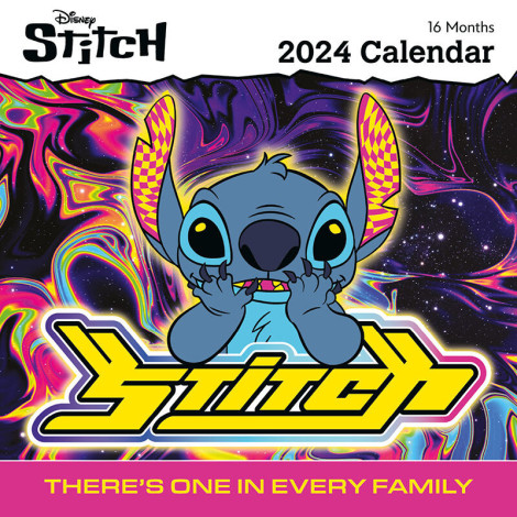 Calendario de pared 2024 Lilo & Stitch 30 x 30 cm