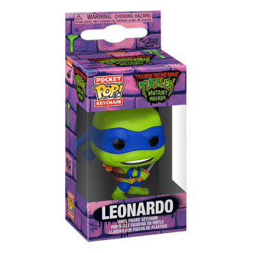 Funko Chaveiro Pop Leonardo Mutant Chaos