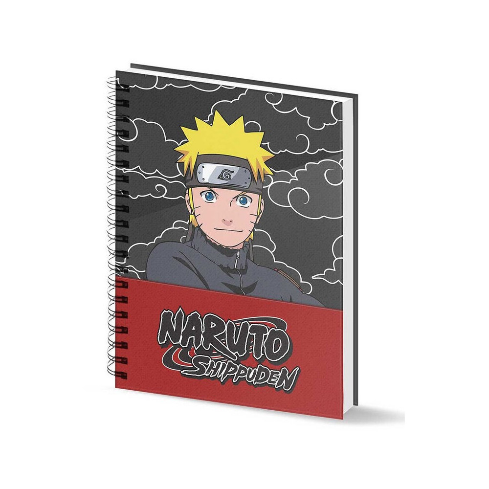 Cuaderno espiral A5 Naruto Shippuden Nubes