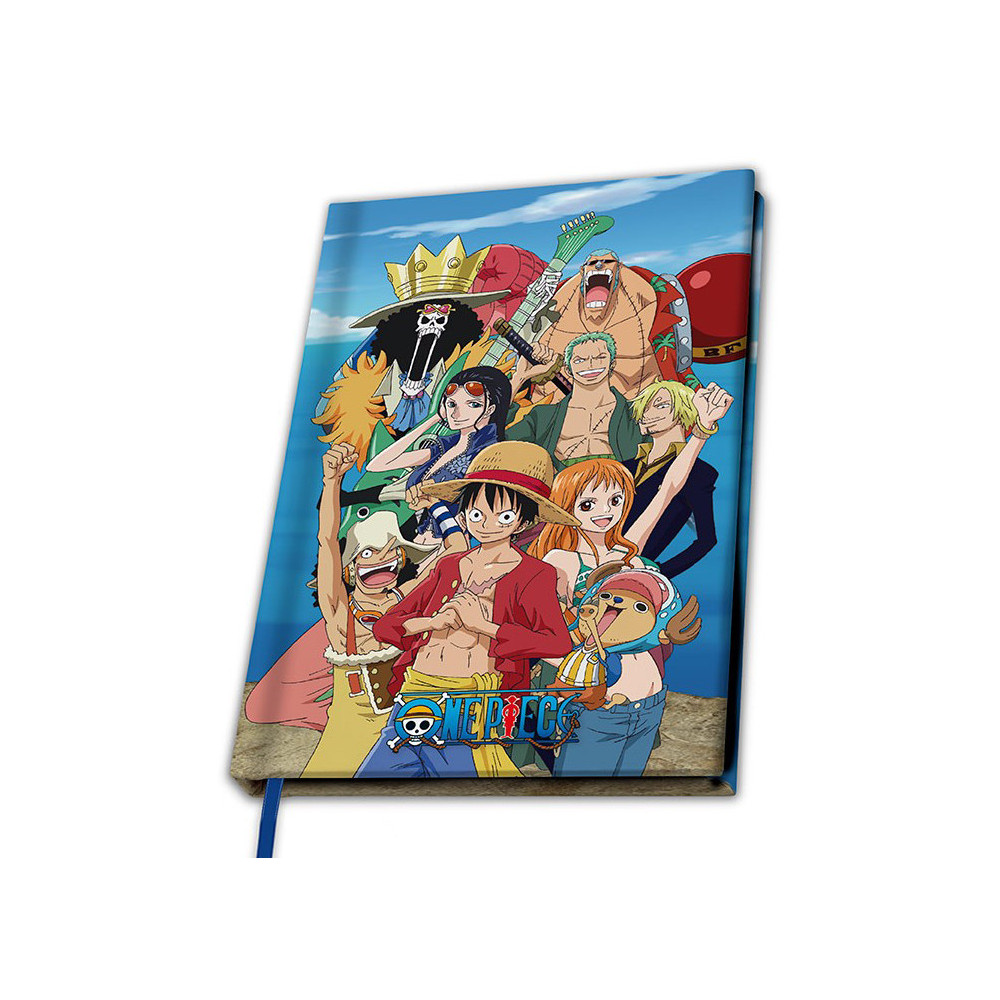 Caderno A5 One Piece Piratas do chapéu de palha