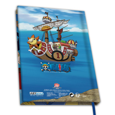 Caderno A5 One Piece Piratas do chapéu de palha