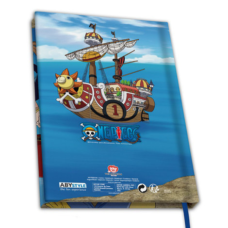 Caderno A5 One Piece Piratas do chapéu de palha