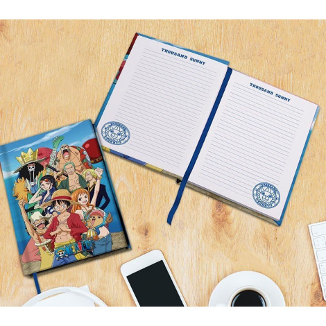 Caderno A5 One Piece Piratas do chapéu de palha