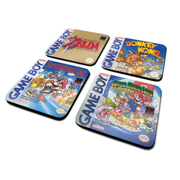 Juego de posavasos Gameboy (Colección clásica)