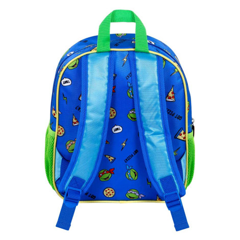 Mochila pré-escolar Tartarugas Ninja 3D