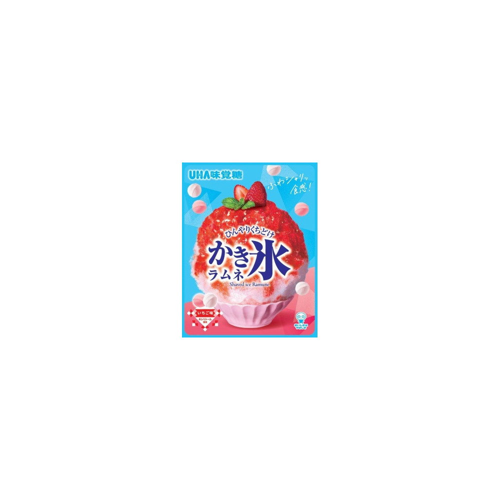 Gominolas UHA Mikakuto sabor a ramune de fresa 27g