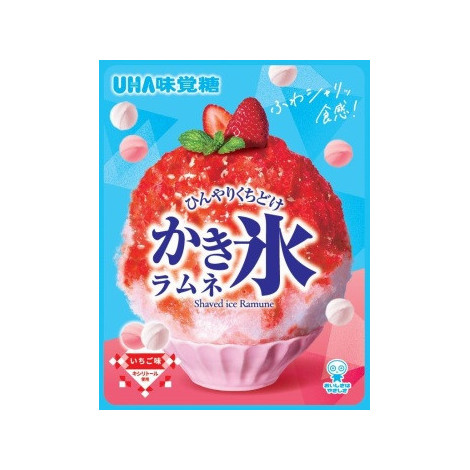 Gominolas UHA Mikakuto sabor a ramune de fresa 27g