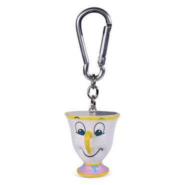 Caneca com Chip Chip Beauty and the Beast 3D Key Chain