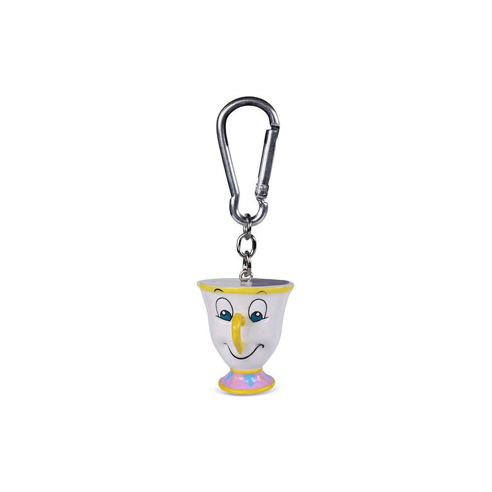 Caneca com Chip Chip Beauty and the Beast 3D Key Chain