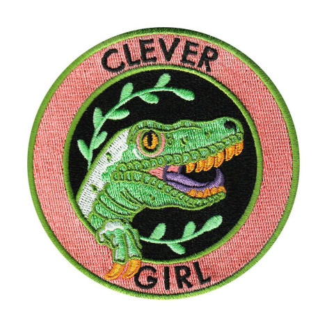 Parche Clever Girl Jurassic Park La Barbuda