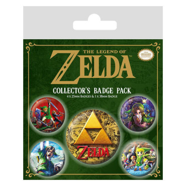 Zelda Classic Badge Pack