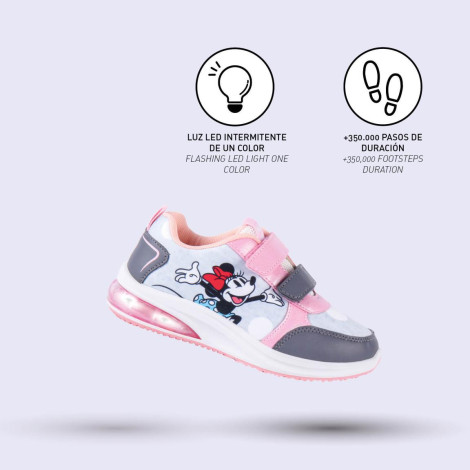 Minnie Disney sneakers com luzes