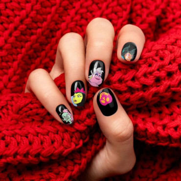 Autocolantes de unhas Disney Villain