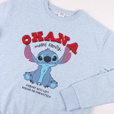 Sweatshirt Stitch Ohana Disney Algodão