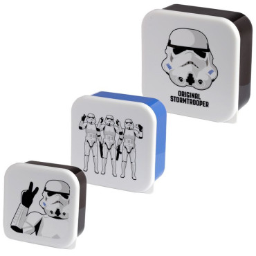 Set 3 fiambreras Stormtrooper Star Wars