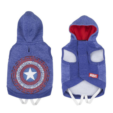 Sudadera para perro Capitán América Marvel