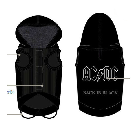 AC/DC Para Fan Pets Dogs Sweatshirt