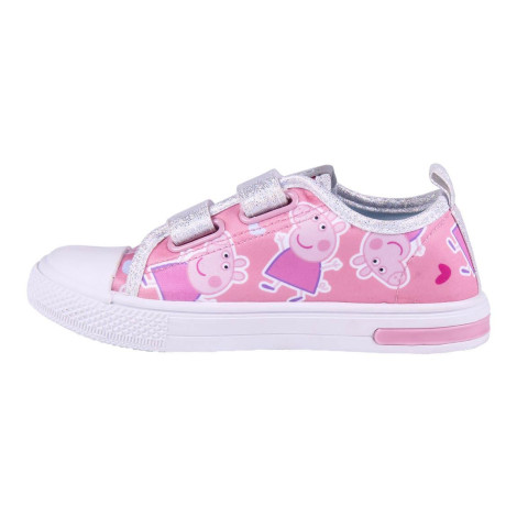 Chinelo de lona Peppa Pig com luzes