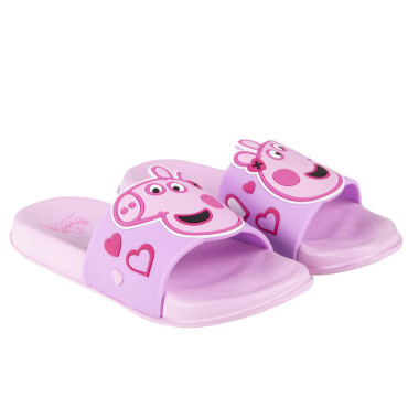 Chinelos de piscina cor-de-rosa Peppa Pig