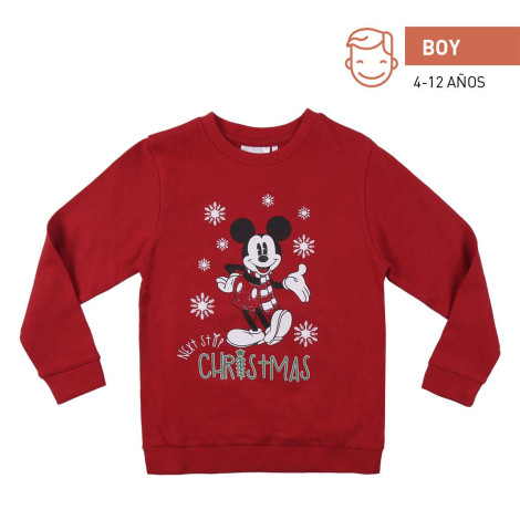 Camisola Mickey vermelha 4 e 12 anos