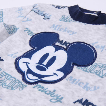 PIJAMA LARGO VELOUR COTTON MICKEY