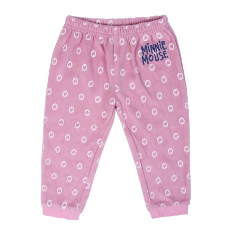 PIJAMA LARGO VELOUR COTTON MINNIE