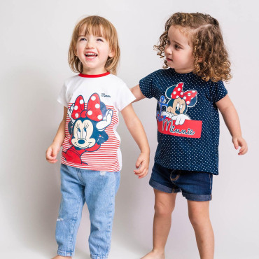 Conjunto de 2 T-shirts de manga curta Minnie Baby