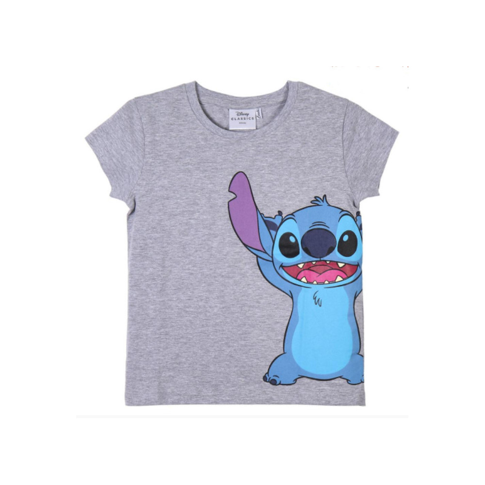 T-shirt de manga curta para crianças Stitch