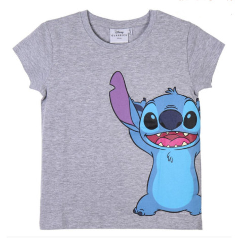 T-shirt de manga curta para crianças Stitch