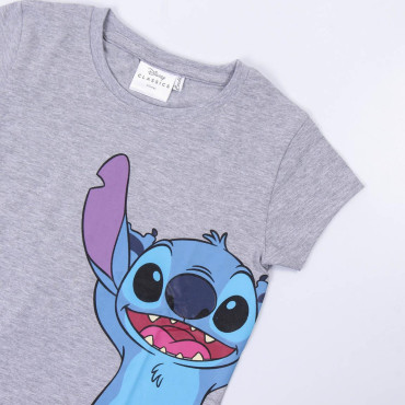 T-shirt de manga curta para crianças Stitch