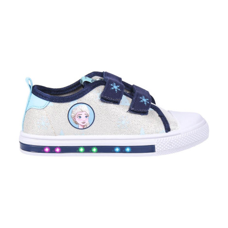 Chinelo de velcro Elsa para criança com luzes Frozen II