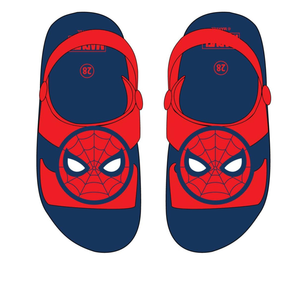 SANDALIAS CASUAL GOMA SPIDERMAN