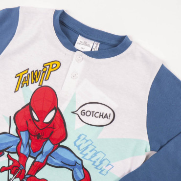 PIJAMA LARGO INTERLOCK SPIDERMAN