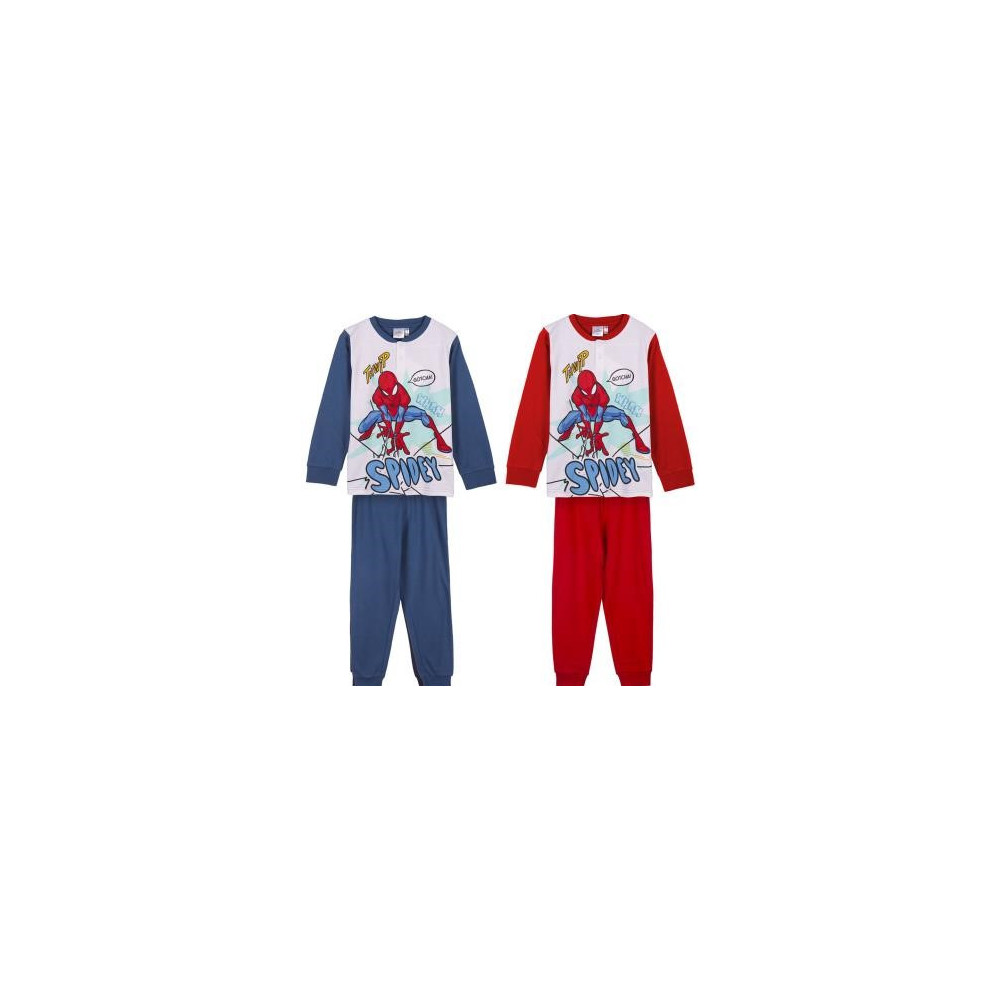 PIJAMA LARGO INTERLOCK SPIDERMAN