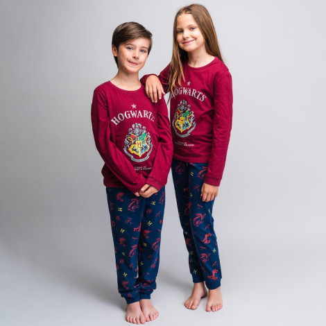 Pijama Harry Potter de Hogwarts para rapazes