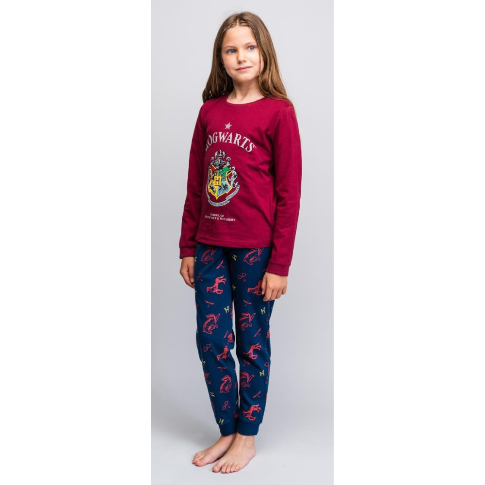 Pijama Harry Potter de Hogwarts para rapazes