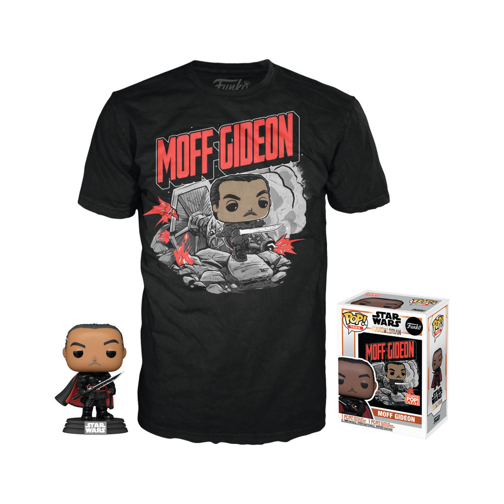 T-Shirt e Funko Pop! Moff Gideon, o Mandaloriano