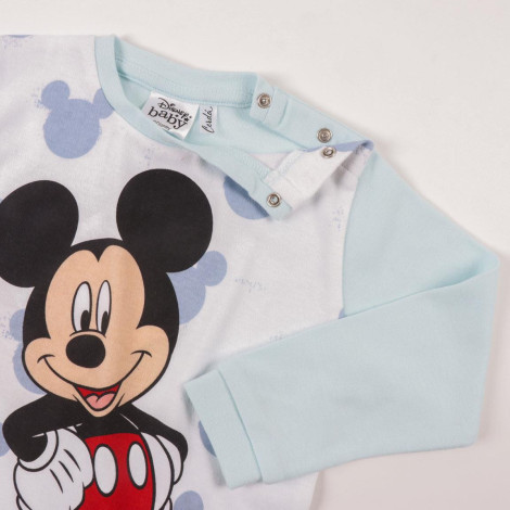 Pijama comprido para bebé Mickey Mouse