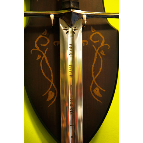 Espada Aragorn Anduril 134 cm com bainha e suporte O Senhor dos Anéis