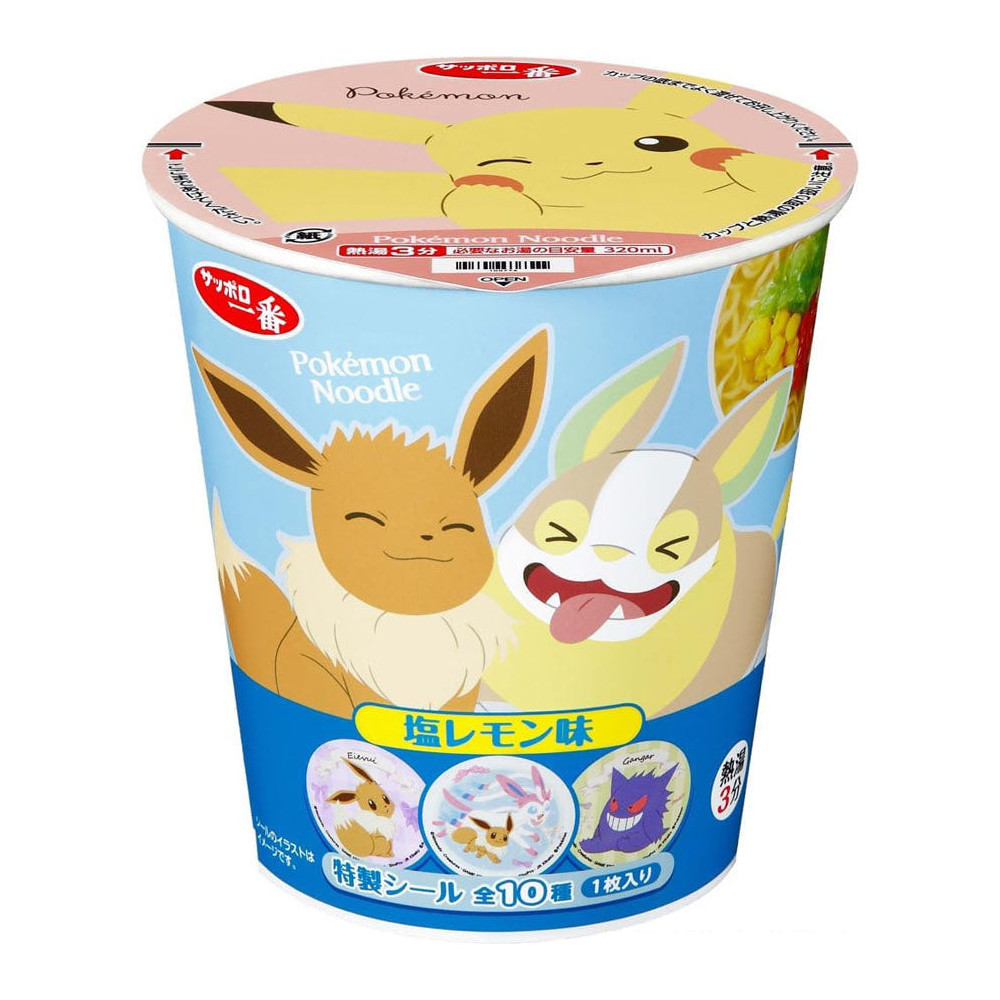 Ramen Sapporo Ichiban sabor a limón edición Pokémon 65g