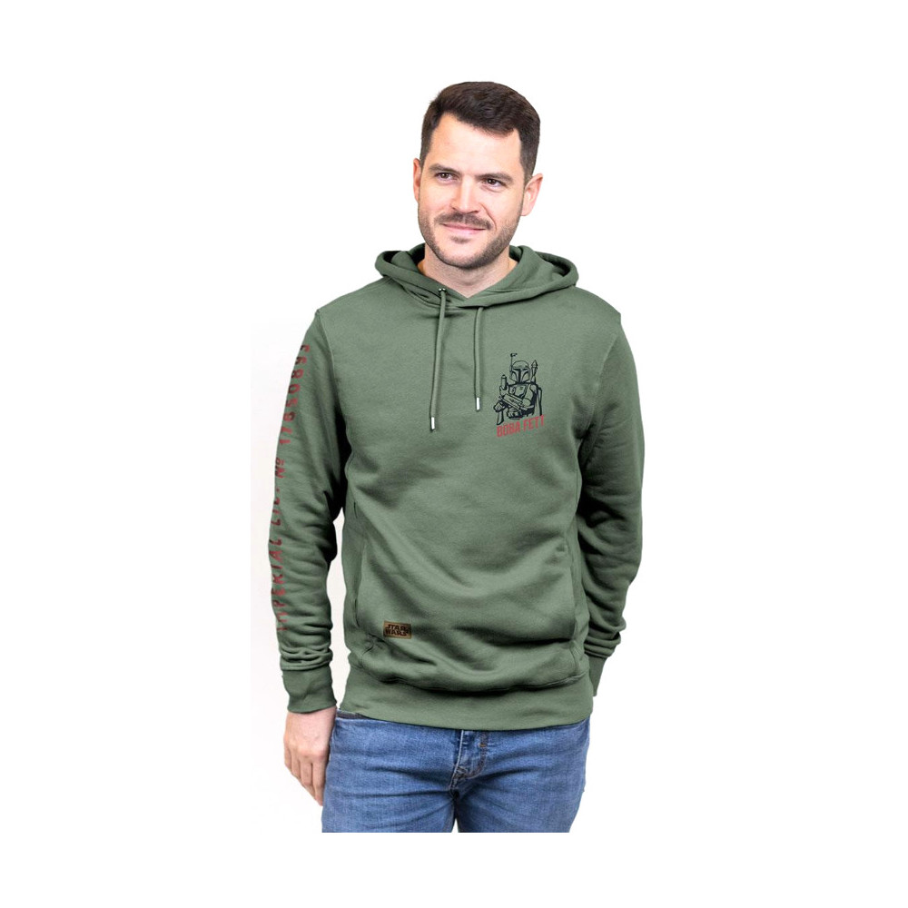 Sweatshirt Boba Fett da Guerra das Estrelas