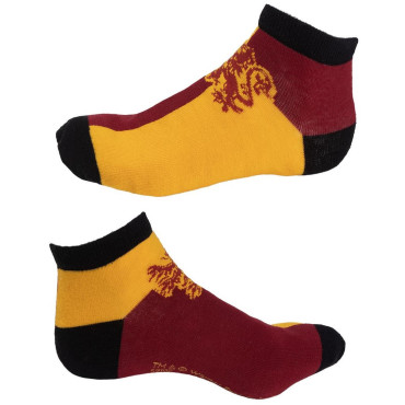 Conjunto de meias curtas Harry Potter Gryffindor