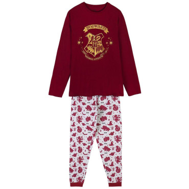 Pijama Menina Harry Potter Hogwarts Gold