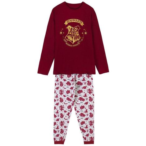 Pijama Menina Harry Potter Hogwarts Gold