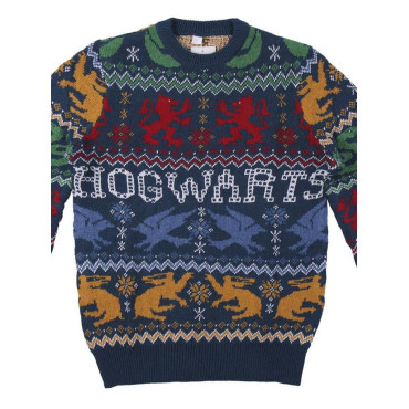 Camisola de Natal Harry Potter Hogwarts