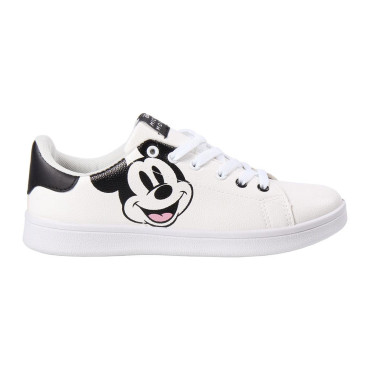 Ténis Mickey Mouse Preto e branco com sola em PVC Disney