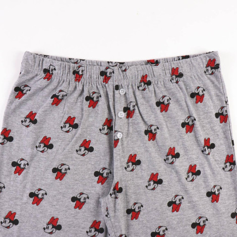 Pijama cinzento Minnie Mouse Disney