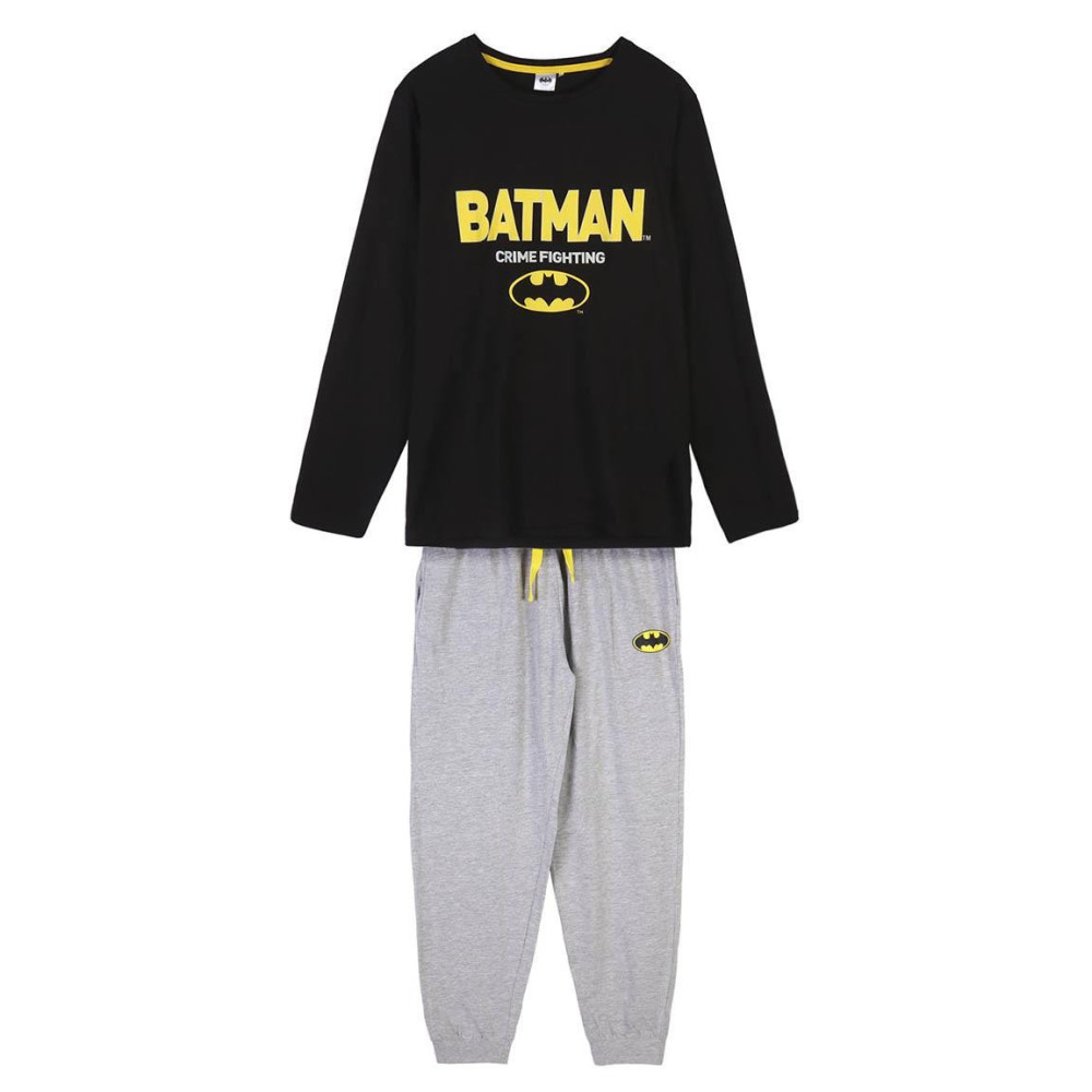 Pijama de combate ao crime Batman comprido